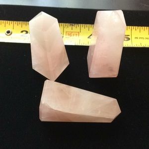 5/$25 OR $8 each ROSE QUARTZ OBELISK